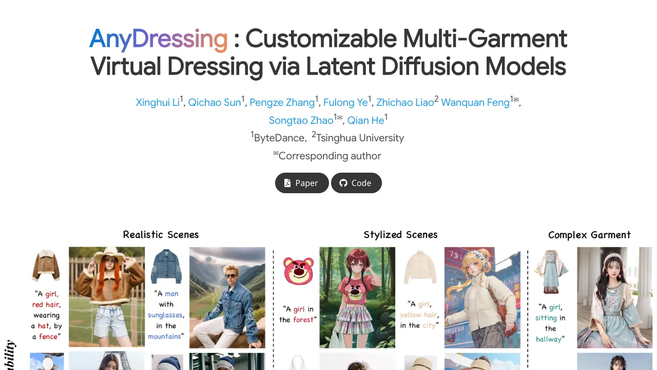 Dress Any Way: The Future of Arbitrary-Subject Clothing Generation with AnyDressing