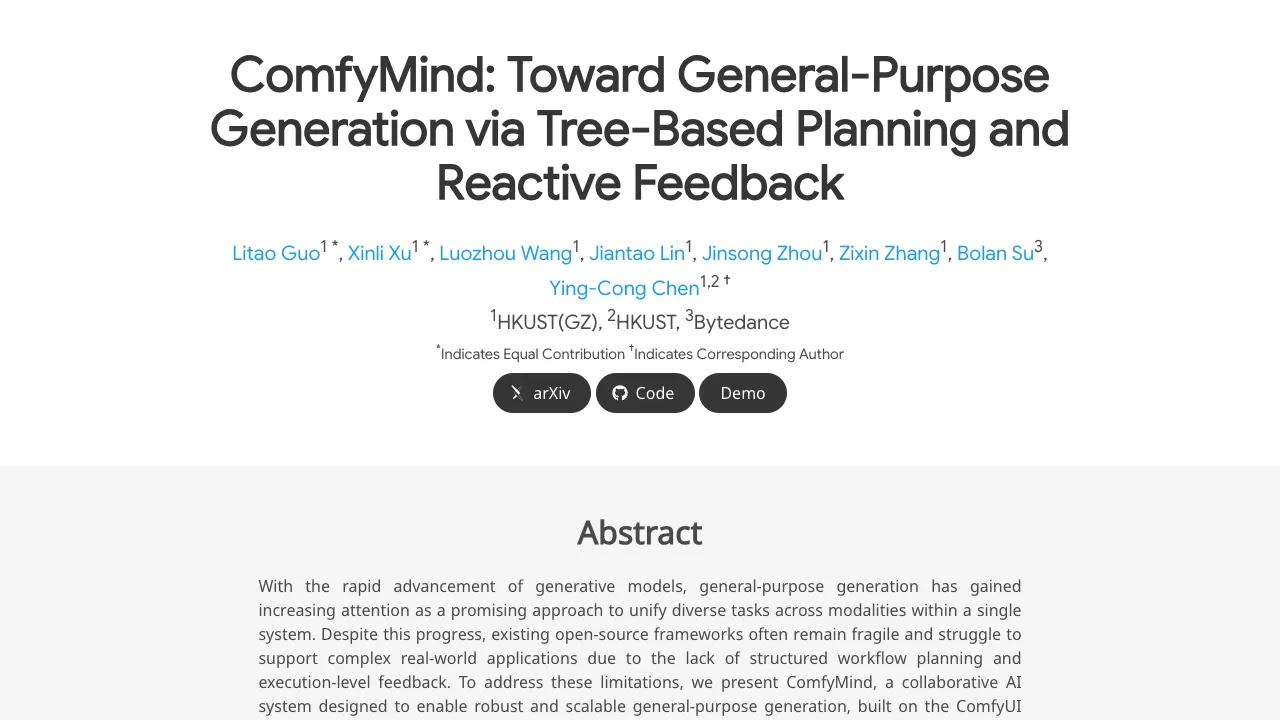 ComfyMind: The Future of General-Purpose Generation via Tree-Based Planning