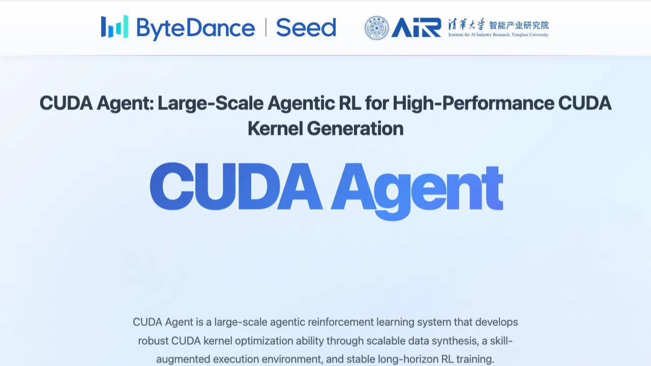 Supercharging GPU Performance: How CUDA Agent Automates High-Speed Kernel Generation with RL