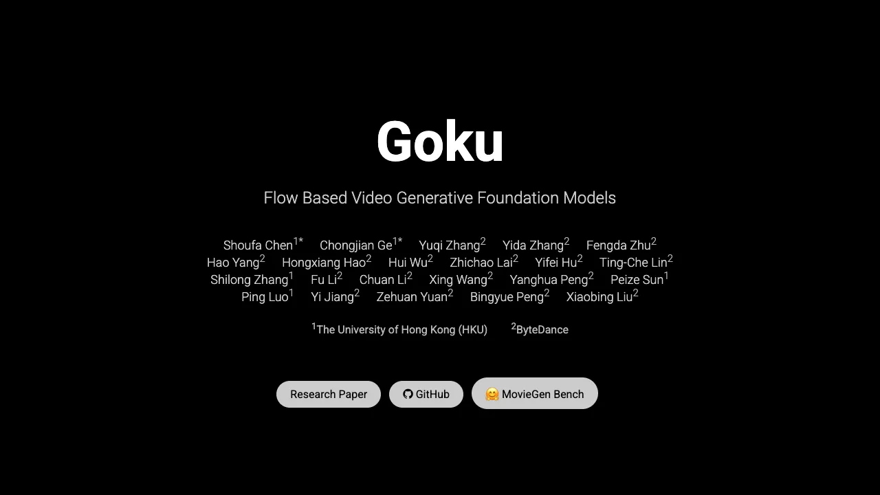 Goku: Mastering the Art of Flow-Based Video Generation