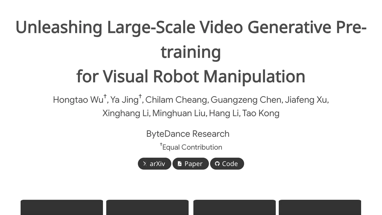 From Pixels to Precision: How Video Pre-training Is Revolutionizing Robotic Manipulation
