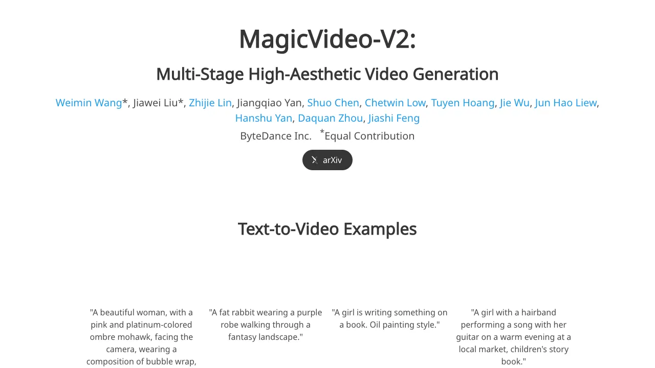 MagicVideo-V2: The Future of High-Aesthetic Video Generation at Your Fingertips