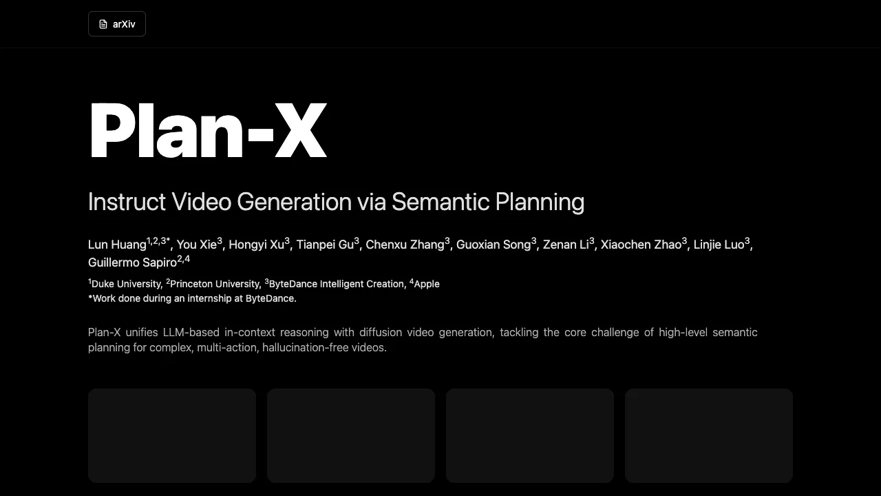 Plan-X: Bridging Semantic Planning and High-Fidelity Video Synthesis