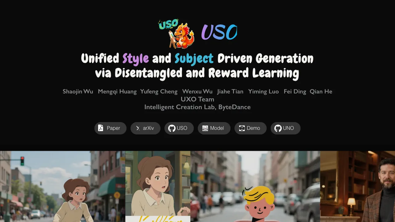 Mastering Style and Identity: The Power of USO in Image Generation