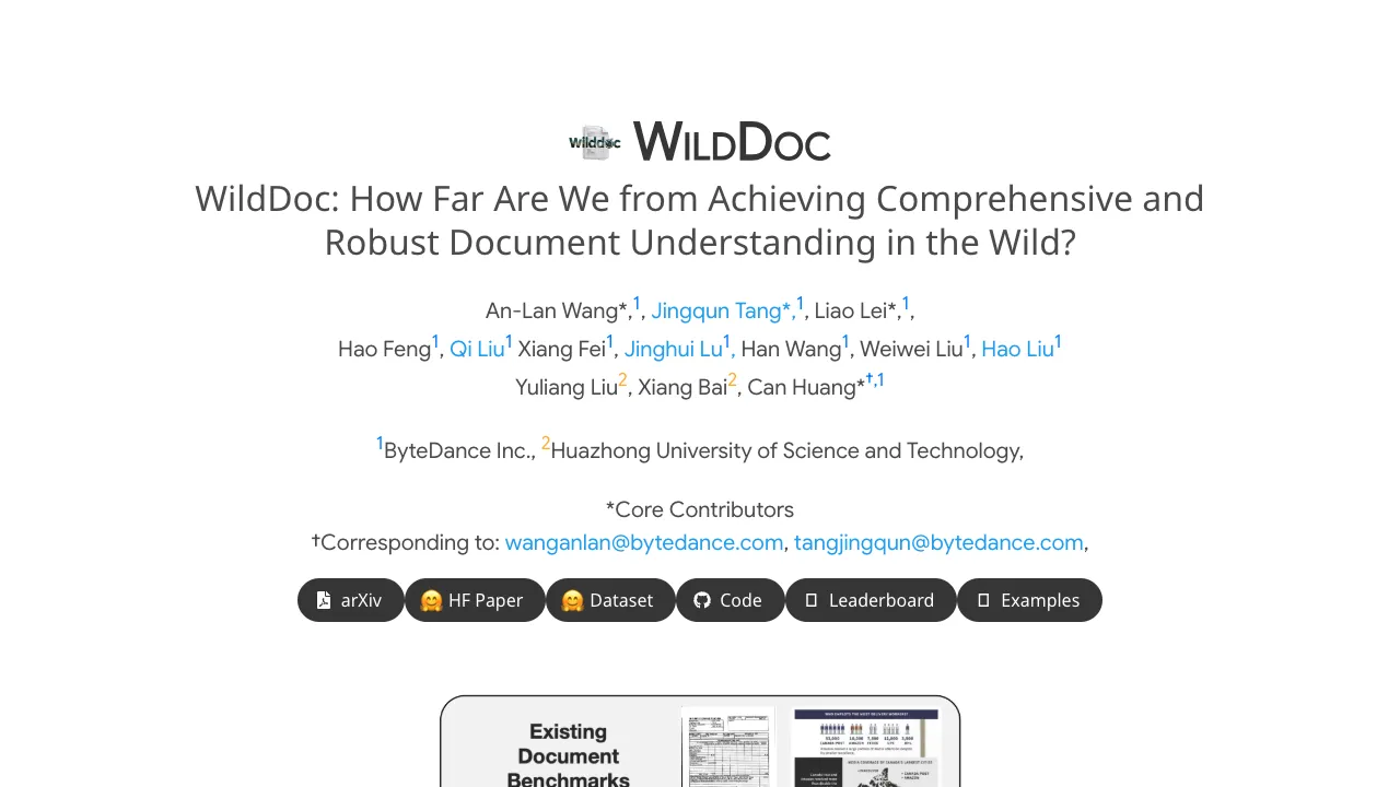 WildDoc: Bridging the Gap in Real-World Document Understanding