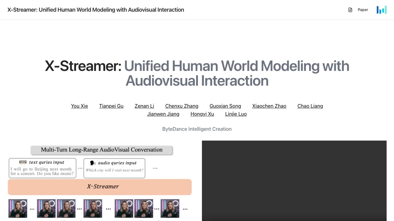 X-Streamer: The Future of End-to-End Multimodal Human World Modeling