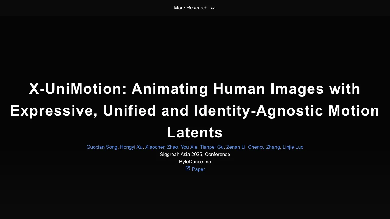 Bring Human Images to Life: Mastering Expressive Animation with X-UniMotion